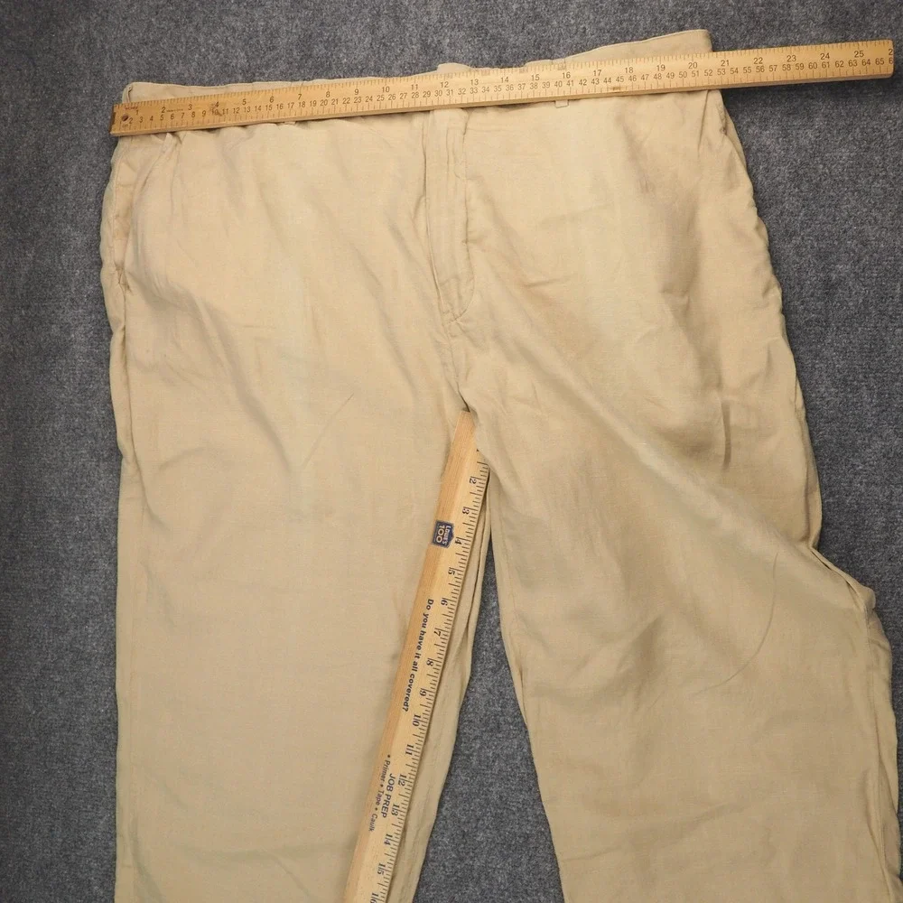 Polo Ralph Lauren Pants Mens 42x30 Chino Tan Preppy Coastal